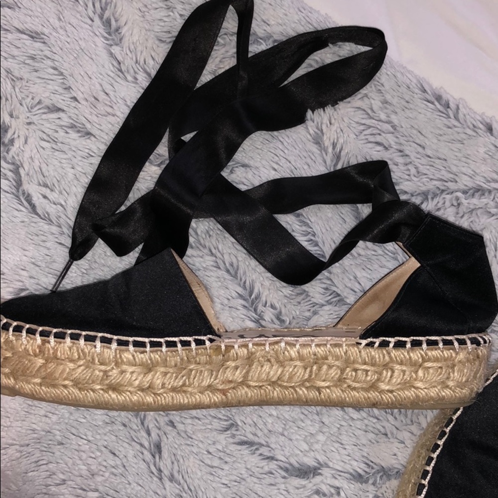 Sam Edelman Lace-Up Espadrilles Size 38